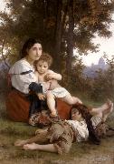 Adolphe William Bouguereau Rest (mk26) oil painting reproduction